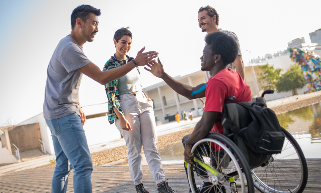 Social performance: Disabled athletes sharing experiences and building connections